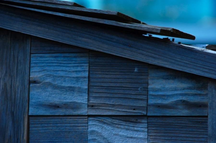 Weathered roof